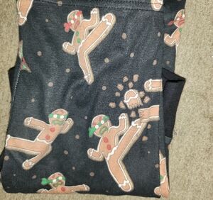 Gingerbread Patterned Leggings